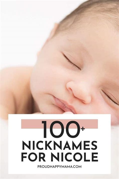 nicole nicknames|100+ Nicknames For Nicole (Cute & Funny)